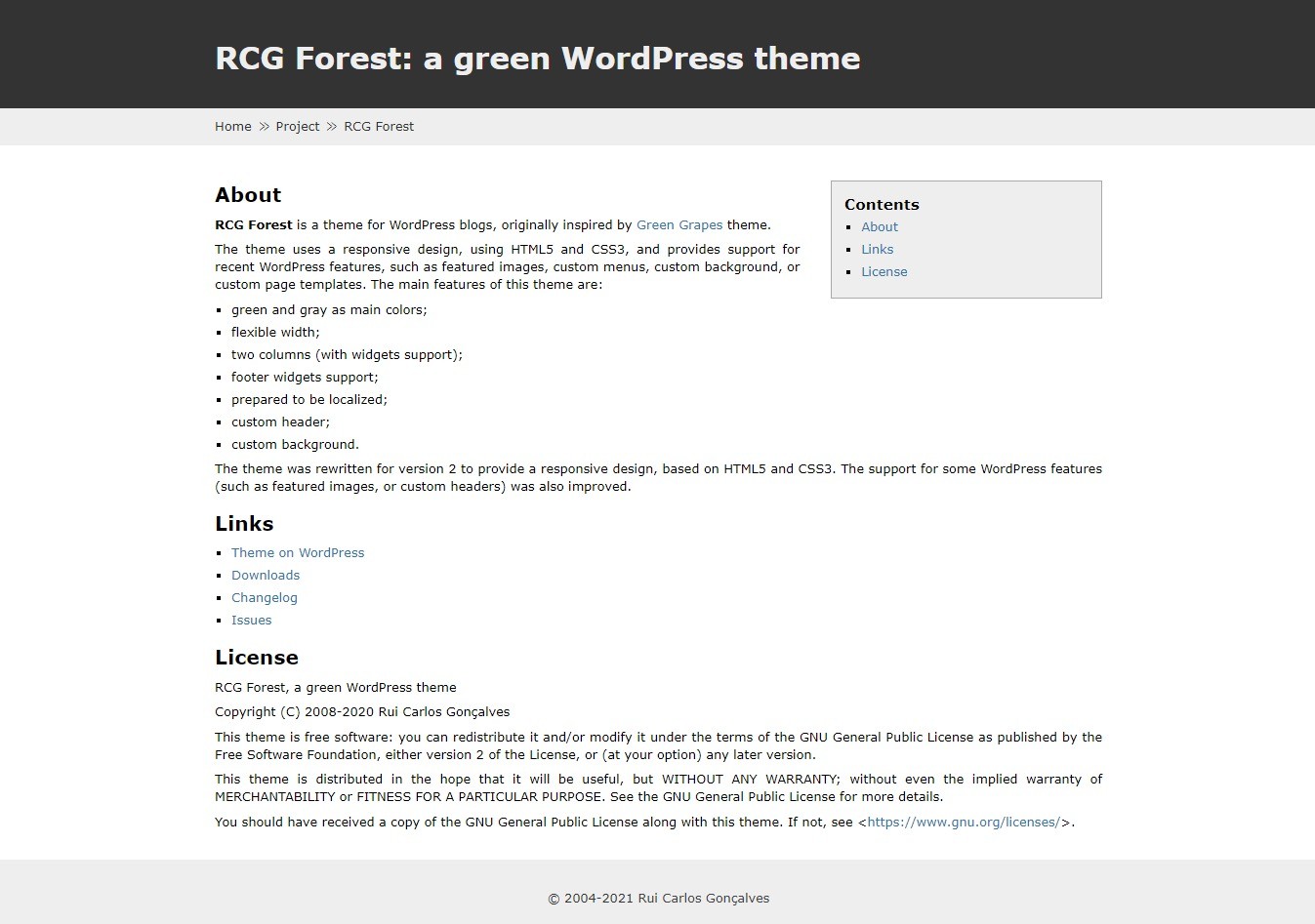 RCG Forest