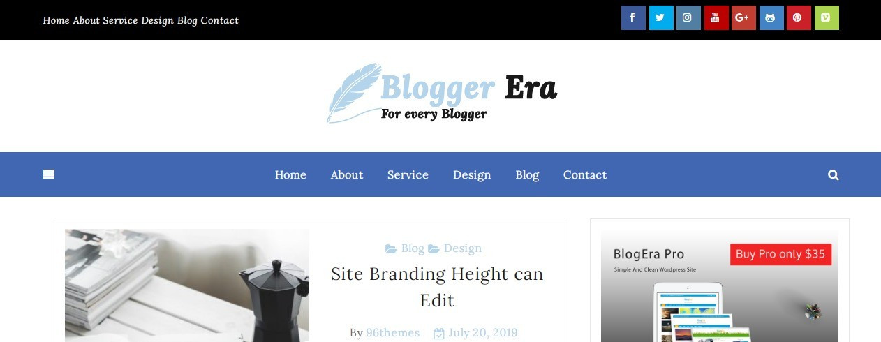 Blogger Era Plus