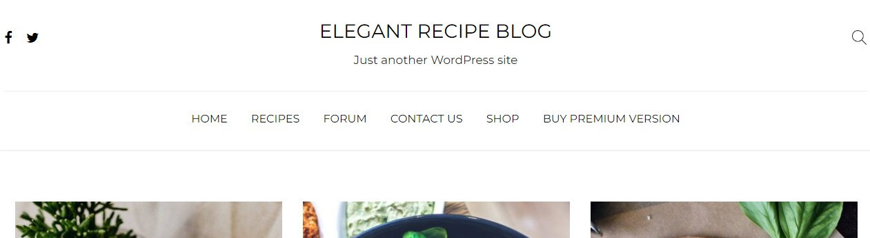 Elegant Recipe Blog