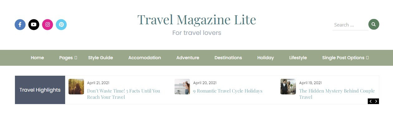 Travel Magazine Lite