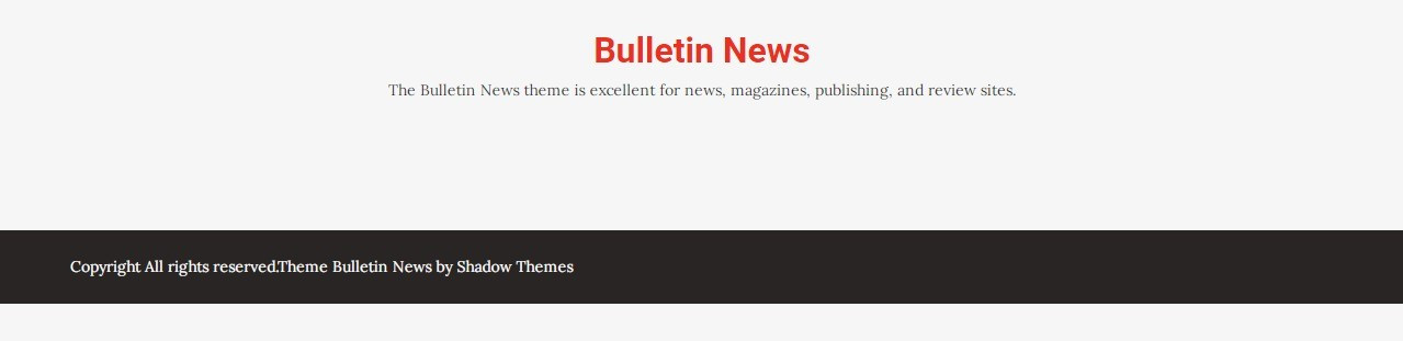 Bulletin News