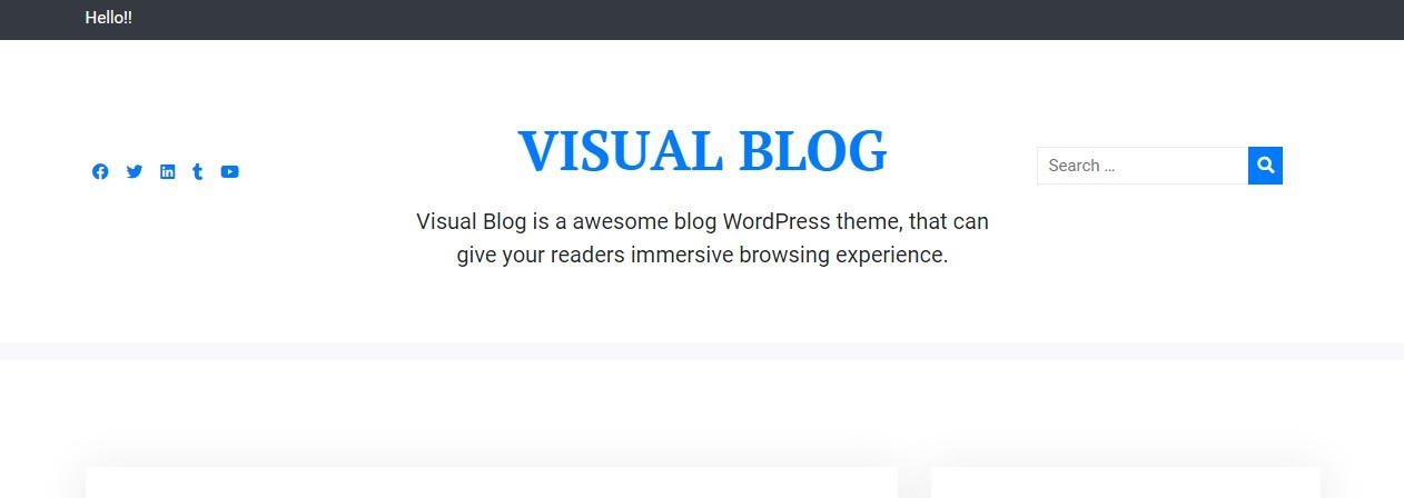 Visual Blog