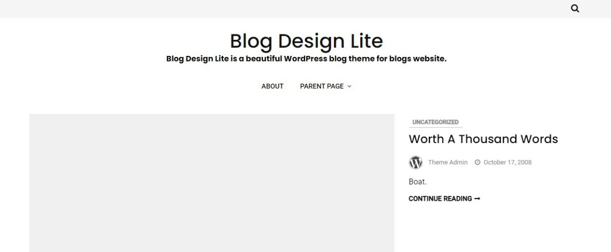 Blog Design Lite