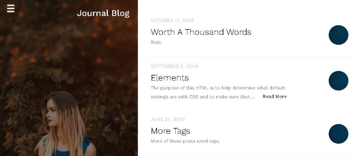 Journal Blog