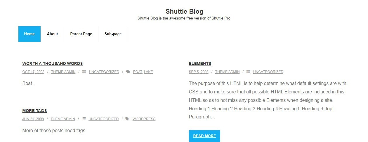 Shuttle Blog