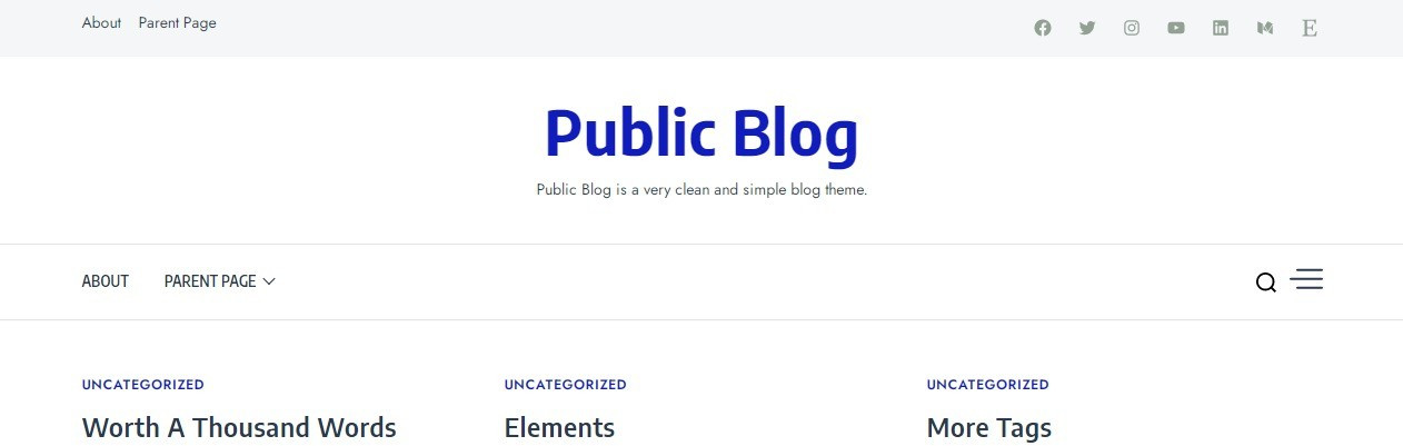Public Blog